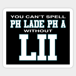 Philadelphia LII (Black) Sticker